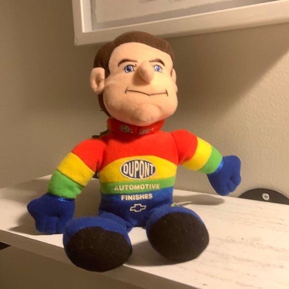 Gordon 24 Other - 1999  JEFF GORDON #24 TEAM SPEED BEANIE Plush Figure Racing Preloved